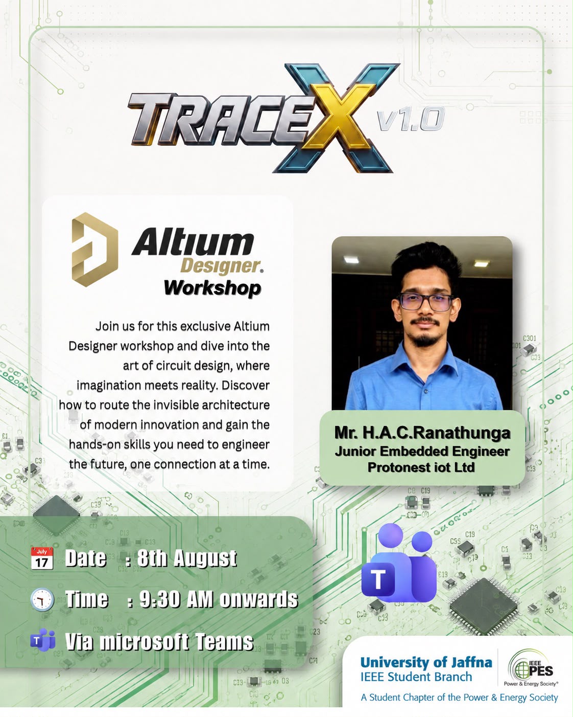 TRACEX V1.0 Flyer